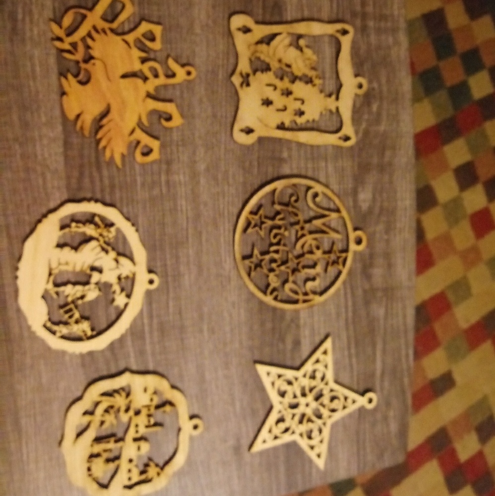 Wooden Christmas Ornaments
